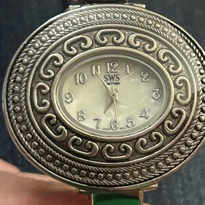 Ornate SWS bracelet/cuff watch